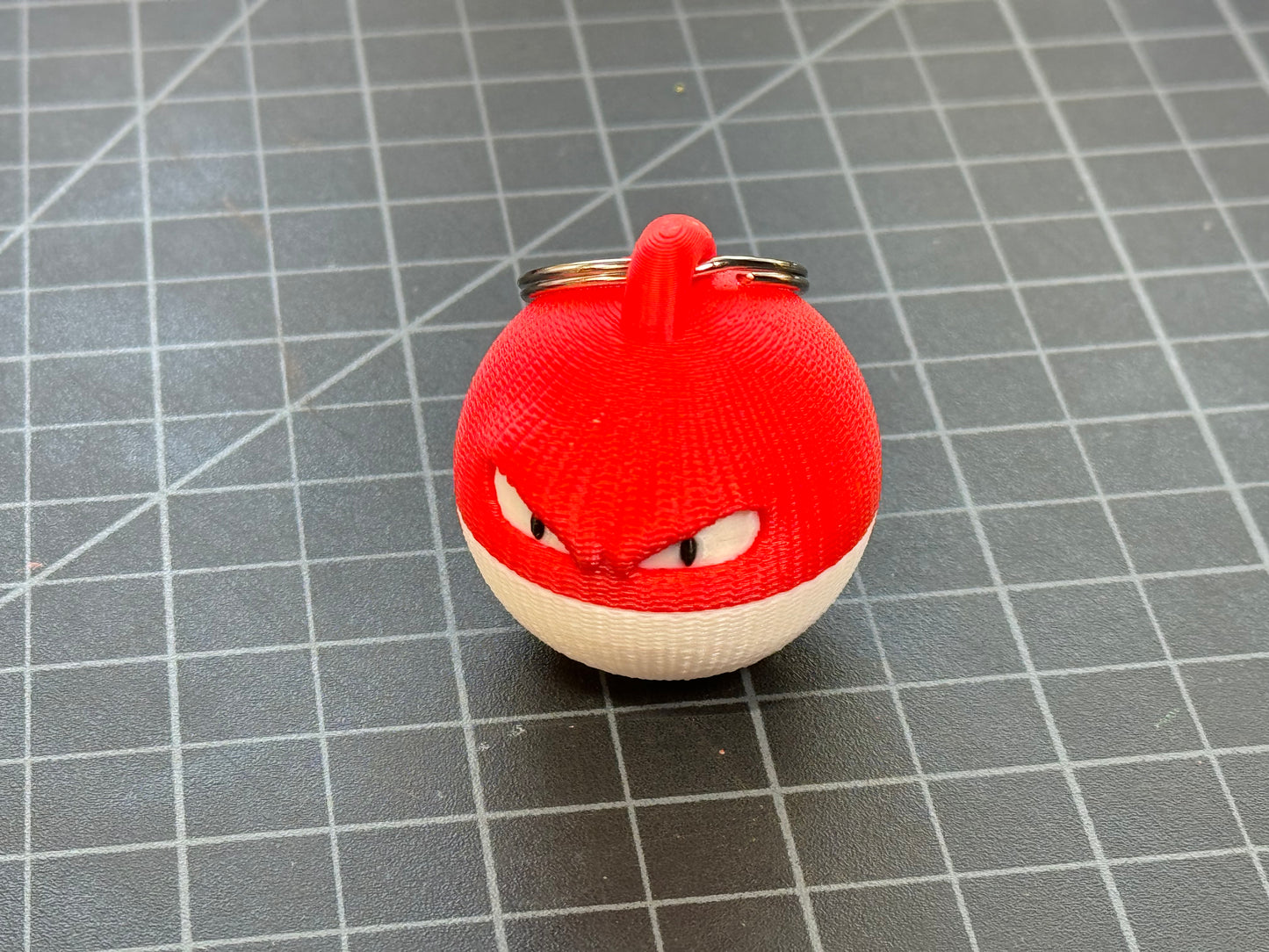 Voltorb Keychain (Knitted)