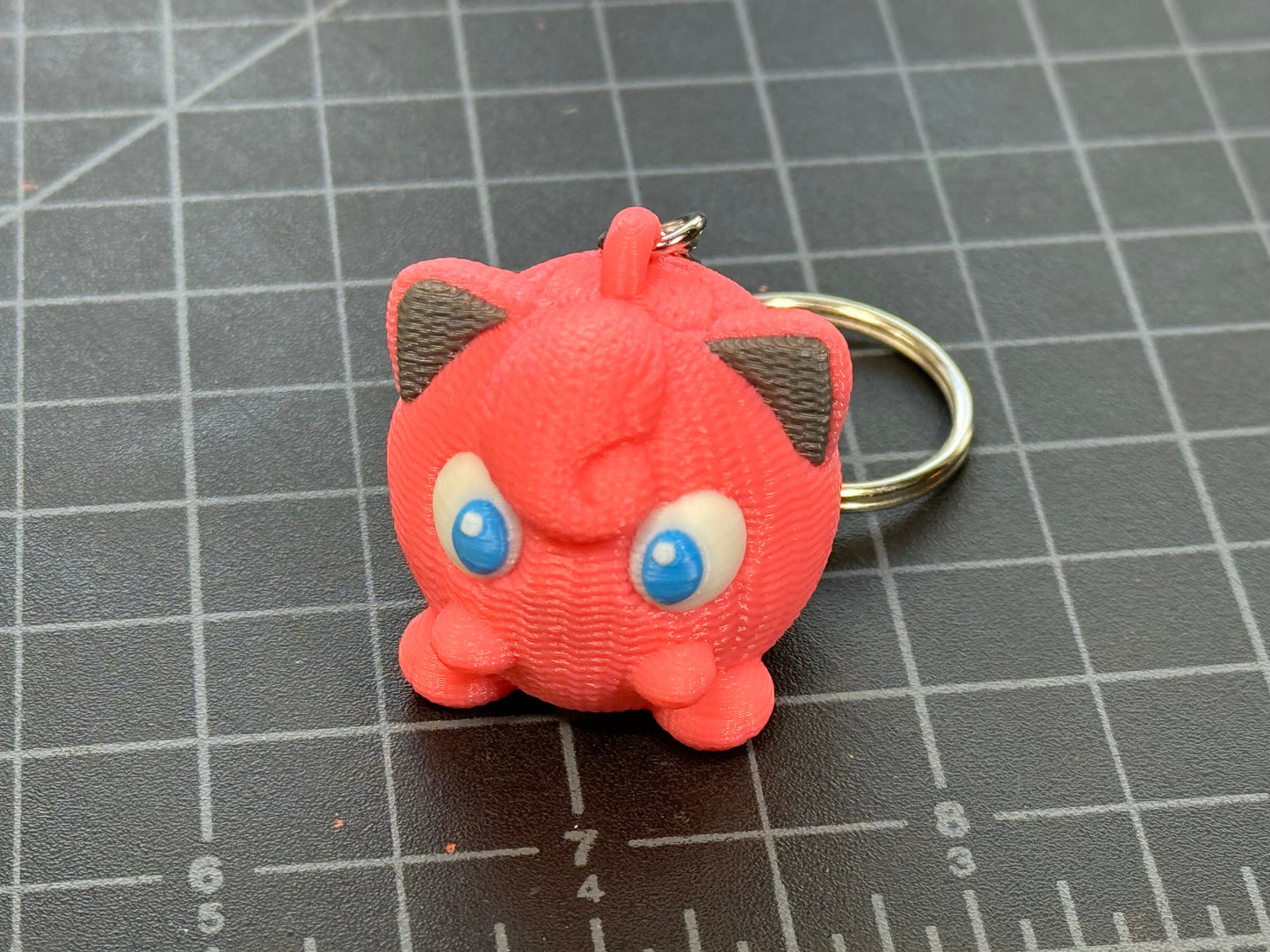 Jigglypuff Keychain (Knitted)