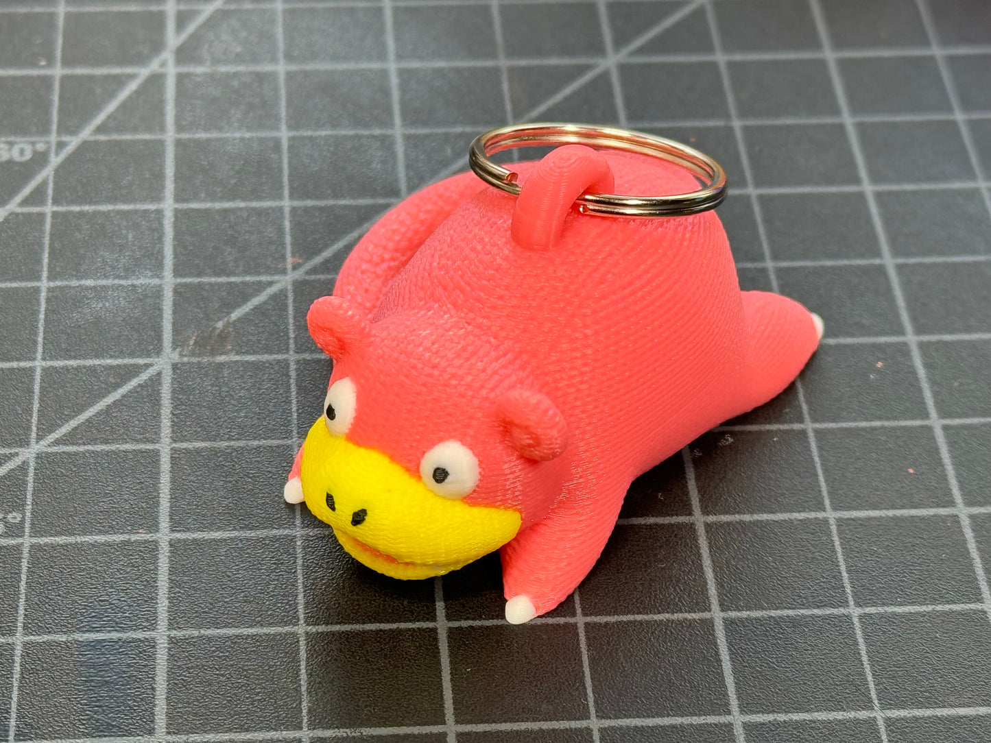 Slowpoke Keychain (Knitted)
