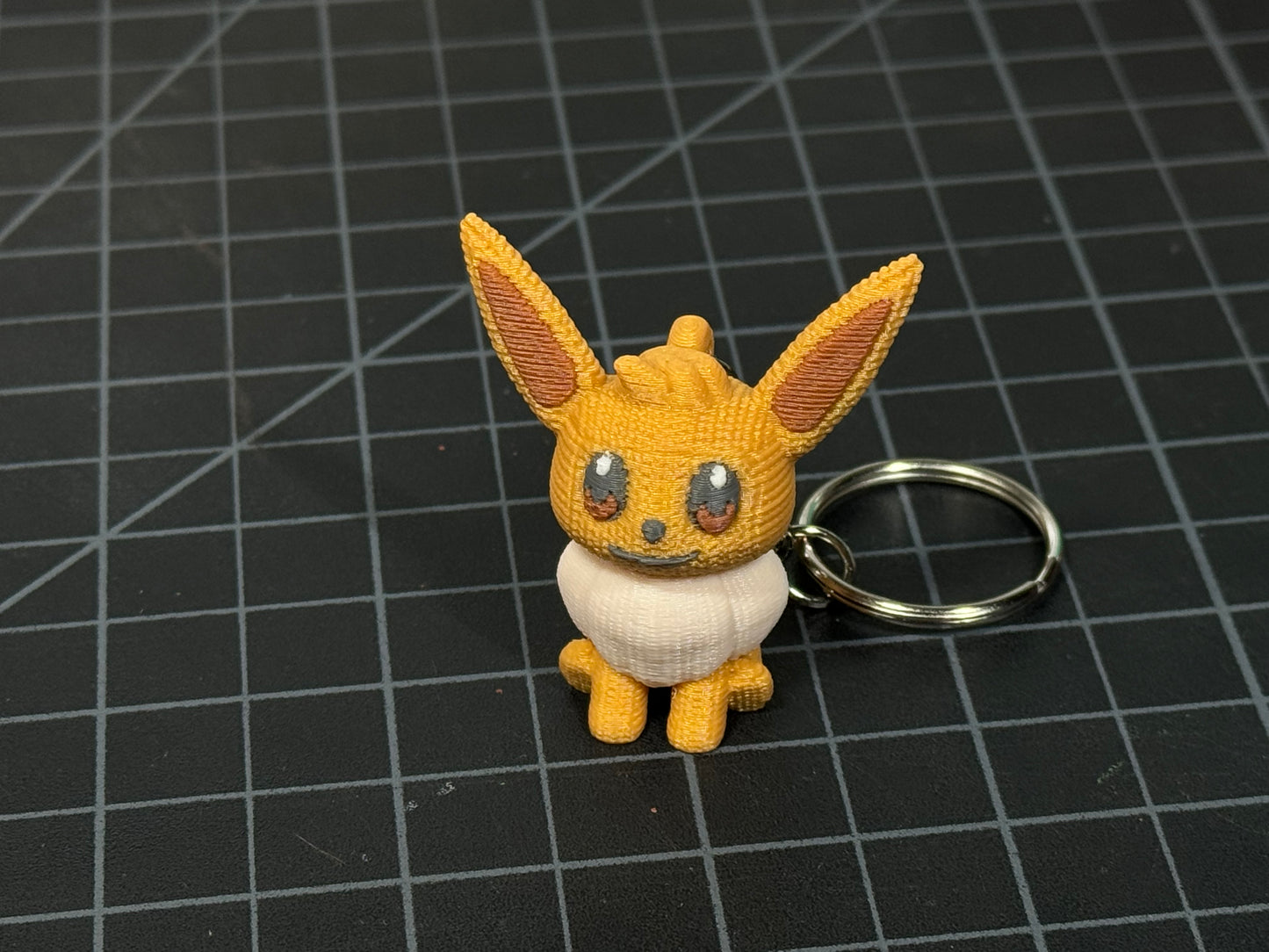 Eevee Keychain (Knitted)