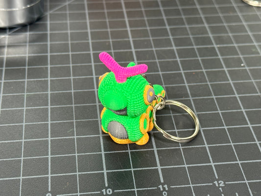 Caterpie Keychain (Knitted)